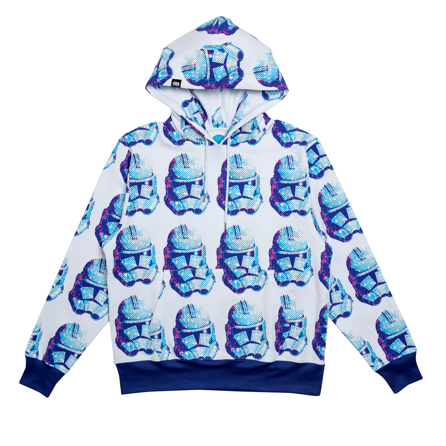 THE CLONE WARS CLONE TROOPER HELMET MONOGRAM HOODIE The Store Dot